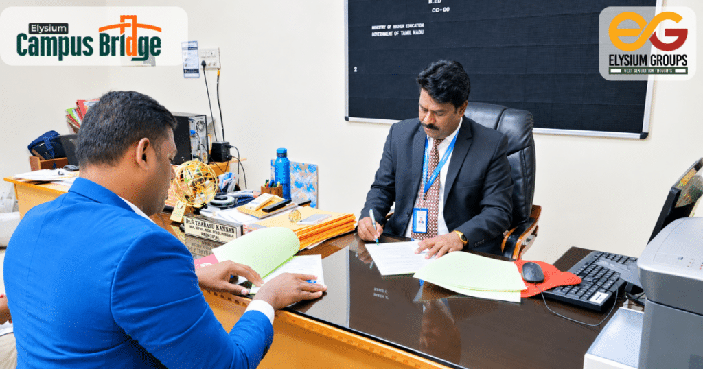 Annai Fathima College, Tirumangalam Signs MoU with CampusBridge